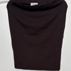 Carmen Black Stretch Pencil Skirt
